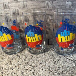 Lot of 3 1992 Diet Pepsi "You Got the Right One Baby" Libbey Drinking Glasses 5"